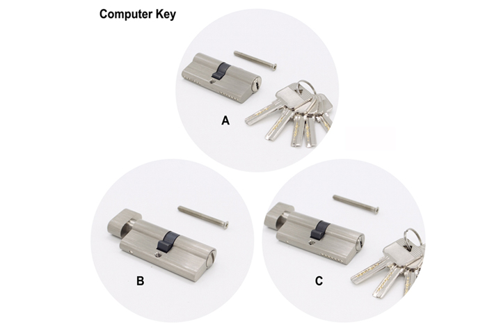 brass cylinder (computer key)